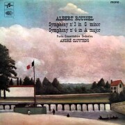 【モノラル】　クリュイタンスのルーセル/交響曲第3、4番　英Columbia　3826　LP レコード