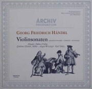 メルクスのヘンデル/ヴァイオリンソナタ全集　独ARCHIV　3826　LP レコード