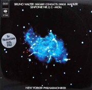 ワルターのマーラー/交響曲第2番「復活」　独CBS　3826　LP レコード