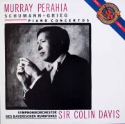 ペライア、デイヴィスのシューマン、グリーグ/ピアノ協奏曲集　蘭CBS　3893　LP レコード