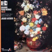 カッチェンのブラームス/ピアノ作品集　第8巻　ピアノソナタ第3番ほか　英DECCA（Ace of Diamonds）　3893　LP レコード