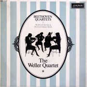 ウェラー四重奏団のベートーヴェン/弦楽四重奏曲第10、11番　英LONDON　3893　LP レコード