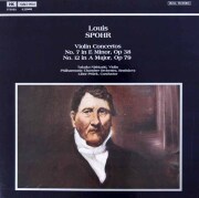 西崎、ペシェクのシュポーア/ヴァイオリン協奏曲第7、12番　日本HK MARCO POLO　3893　LP レコード