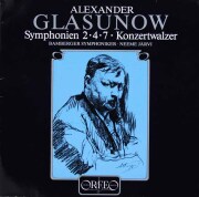 ヤルヴィのグラズノフ/交響曲第2、4、7番ほか　独ORFEO　3893　LP レコード