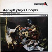 ケンプのショパン/ピアノソナタ第2番「葬送」、第3番　英Ace of Diamonds（DECCA）　3830　LP レコード