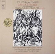 ブーレーズのマーラー/「嘆きの歌」　ほか　英CBS　3830　LP レコード