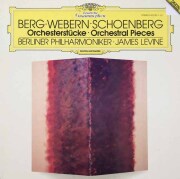 レヴァインのベルク、シューンベルク、ヴェーベルン/管弦楽曲集　独DGG　3830　LP レコード