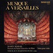 アーノンクールらのマレー/ヴェルサイユの音楽　仏HM　3892　LP レコード
