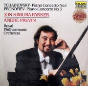 キムラ・パーカー、プレヴィンのチャイコフスキー＆プロコフィエフ/ピアノ協奏曲集　独TELARC　3891　LP レコード