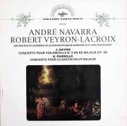 ナヴァラ、ラクロワ、リステンパルトのハイドン/チェロ協奏曲ほか　仏ERATO　3891　LP レコード
