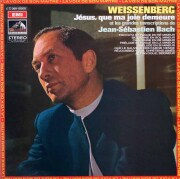 ワイセンベルクのバッハ/「主よ、人の望みの喜びよ」ほか　仏EMI　3891　LP レコード