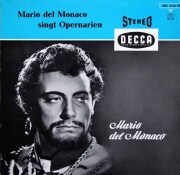 デル=モナコ、オペラを歌う　独DECCA　3443　LP レコード