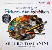 トスカニーニのムソルグスキー/組曲「展覧会の絵」ほか　独RCA　3509　LP レコード