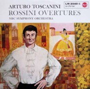 トスカニーニのロッシーニ/序曲集　（セヴィリアの理髪師、ウィリアム・テル　ほか）　独RCA　3518　LP レコード