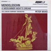 マークのメンデルスゾーン/「真夏の夜の夢」　英LONDON　3534　LP レコード
