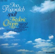 ポゴレリチ、ショパンを弾く　独SONOCORD　3607　LP レコード