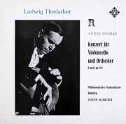 ヘルシャー、カイルベルトのドヴォルザーク/チェロ協奏曲　独TELEFUNKEN　3615　LP レコード