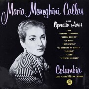【オリジナル盤】　カラス/リリック＆コロラトゥーラ・オペラ・アリア集　英columbia　3622　LP レコード