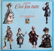 クレンペラーのモーツァルト/「コシ・ファン・トゥッテ」全曲　独EMI　3624　LP レコード