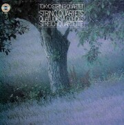 東京クヮルテットのドビュッシー&ラヴェル/弦楽四重奏曲　独CBS　3624　LP レコード