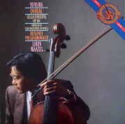 ヨーヨー・マ&マゼールのドヴォルザーク/チェロ協奏曲ほか　蘭CBS　3626　LP レコード