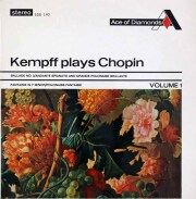 ケンプのショパン/バラード第3番、アンダンテ・スピアナートと華麗なる大ポロネーズ　英DECCA（Ace of Diamonds）　3627　LP レコード