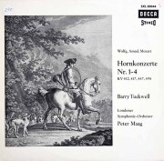 タックウェル、マークのモーツァルト/ホルン協奏曲第1～4番　独DECCA　3628　LP レコード