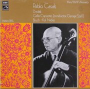 カザルス、セルのドヴォルザーク/チェロ協奏曲ほか　英EMI　3629　LP レコード
