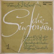 【直筆サイン入り】　サヴァリッシュのシューベルト/交響曲全集　独ETERNA　3819　LP レコード