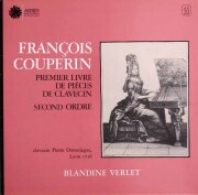 ヴェルレのクープラン/クラヴサン曲集第1巻第2組曲　仏ASTREE　3630　LP レコード