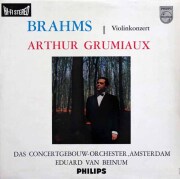 【オリジナル盤】　グリュミオー、ベイヌムのブラームス/ヴァイオリン協奏曲　蘭PHILIPS　3634　LP レコード