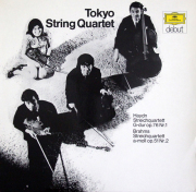 【デビューシリーズ】　東京クヮルテットのハイドン&ブラームス/弦楽四重奏曲集　独DGG　3640　LP レコード