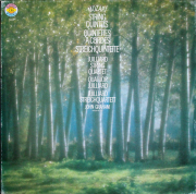 ジュリアード四重奏団、グラハムのモーツァルト/弦楽五重奏曲全集　独CBS　3640　LP レコード