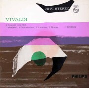 【オリジナル盤】　イ・ムジチ合奏団のヴィヴァルディ/ヴァイオリン協奏曲「疑い」ほか　蘭PHILIPS　3703　LP レコード