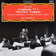 シューリヒトのブラームス/交響曲第4番＆悲劇的序曲　仏Festival Classique　3710　LP レコード