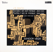 ヴェーグのバッハ/無伴奏ヴァイオリンのためのソナタとパルティータ（全曲）　仏Valois　3825　LP レコード