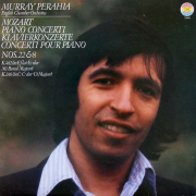 ペライアのモーツァルト/ピアノ協奏曲第22、8番　独CBS　3720　LP レコード
