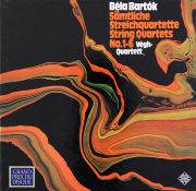 ヴェーグ四重奏団のバルトーク/弦楽四重奏曲(全曲)　 独TELEFUNKEN　3723　LP レコード