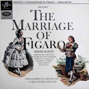 【オリジナル盤】　ジュリーニのモーツァルト/「フィガロの結婚」抜粋　英Columbia　3726　LP レコード