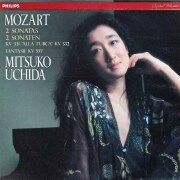 内田のモーツァルト/ピアノソナタ第11番「トルコ行進曲付き」、第12番　蘭PHILIPS　3726　LP レコード