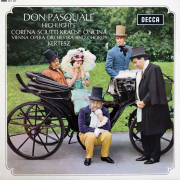 ケルテスのドニゼッティ/「ドン・パスクヮーレ」（抜粋）　英DECCA　3728　LP レコード