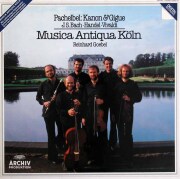 ムジカ・アンティクア・ケルンのパッヘルベル/カノンとジーグほか　独ARCHIV　3729　LP レコード