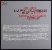 レオンハルトのバッハ/平均律クラヴィーア曲集第1巻、第2巻　独BASF/HM　3729　LP レコード