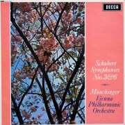 ミュンヒンガーのシューベルト/交響曲第3、6番　英DECCA　3731　LP レコード