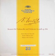 【フラット盤】　マイナルディのドヴォルザーク/チェロ協奏曲ロ短調　独DGG　3733　LP レコード