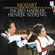 LP レコード ヘブラー&シェリングのモーツァルト/ヴァイオリンソナタ第