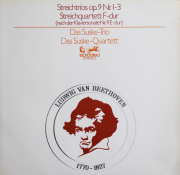 ズスケ・トリオのベートーヴェン/弦楽三重奏曲第2-4番ほか　蘭eurodisc　3739　LP レコード
