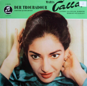 【モノラル】カラス&カラヤンのヴェルディ/「イル・トロヴァトーレ」抜粋　独Columbia　3802　LP レコード