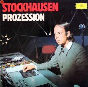 シュトックハウゼンの自作自演/「プロツェッシオン」　独DGG　3803　LP レコード
