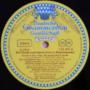 【非売品(テストプレス）】　シュトライヒ/オペラ・アリア集　独DGG　3803　LP レコード